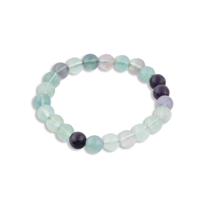 Fluorite Bracelet - 2.5 Inches | Fluorite Hand Band/ Fluorite Crystal Bracelet for Energy Cleansing
