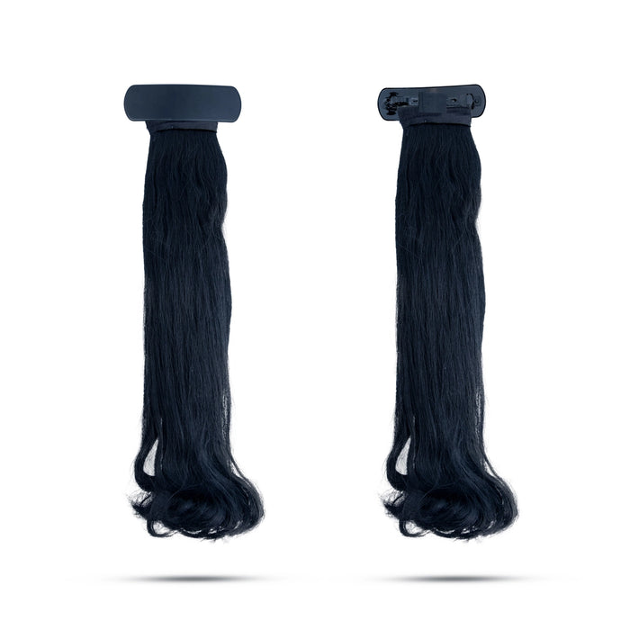 Artificial Hair With Clip - 15 Inches | Hair Extensions/ Fake Hair/ Synthetic Hair For Hair Styling