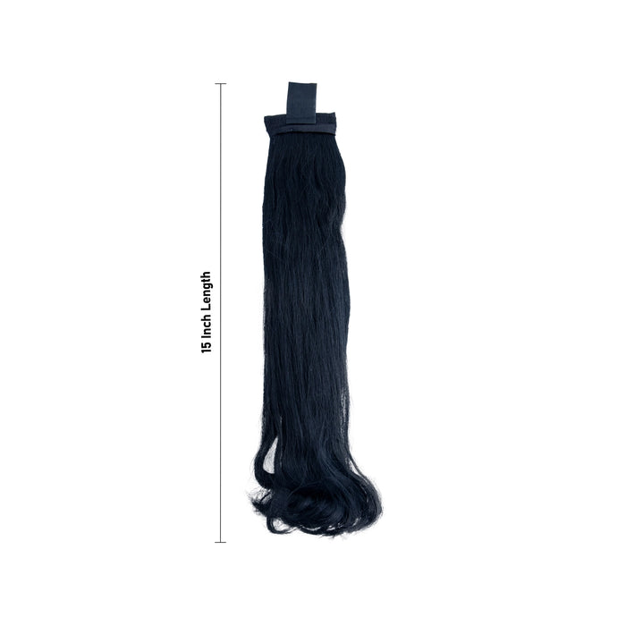 Artificial Hair With Clip - 15 Inches | Hair Extensions/ Fake Hair/ Synthetic Hair For Hair Styling