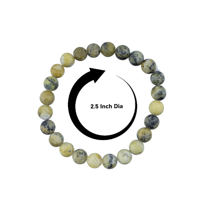 Serpentine Bracelet - 2.5 Inches | Serpentine Stone Bracelet/ Serpentine Gemstone Bracelet for Kundalini Energy