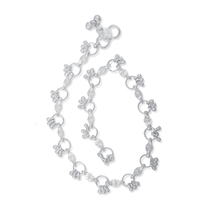 Kolusu Pair | Foot Anklet/ White Metal Designer Anklet Jewelry/ Payal Anklet for Women/ Assorted Design