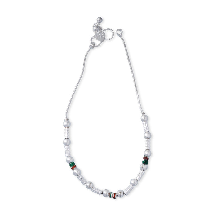 Kolusu Pair | Foot Anklet/ White Metal Designer Anklet Jewelry/ Payal Anklet for Women/ Assorted Design