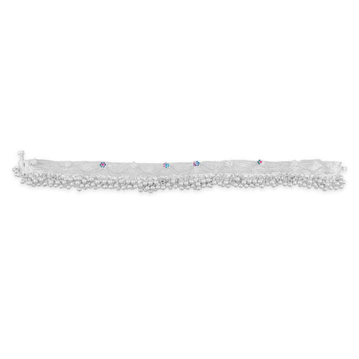 Kolusu Pair | Payal Anklet/ Foot Anklet/ White Metal Designer Anklet Jewelry for Women/ Assorted Design