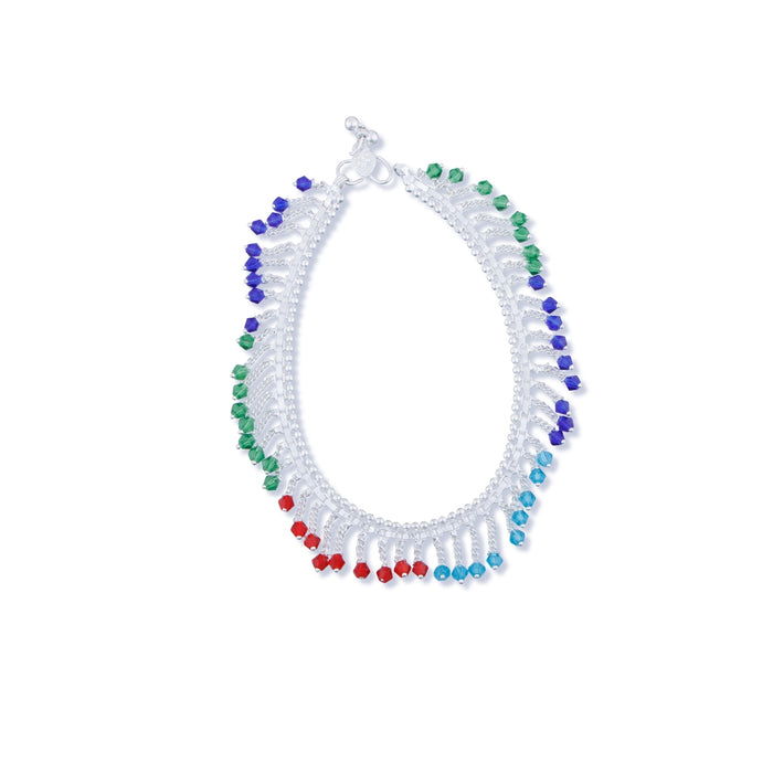 Kolusu Pair | Payal Anklet/ Foot Anklet/ White Metal Designer Anklet Jewelry for Women/ Assorted Design