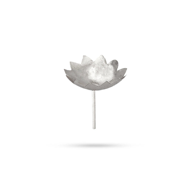 Silver Polish Lotus Flower | 108 Pcs Archana Flower/ Pooja Flower For Pooja And Archana