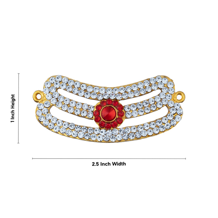 Stone Vibuthi Pattai - 1 X 2.5 Inches | Shiva Vibhuti Pattai/ Thiruneer Pattai For Deity