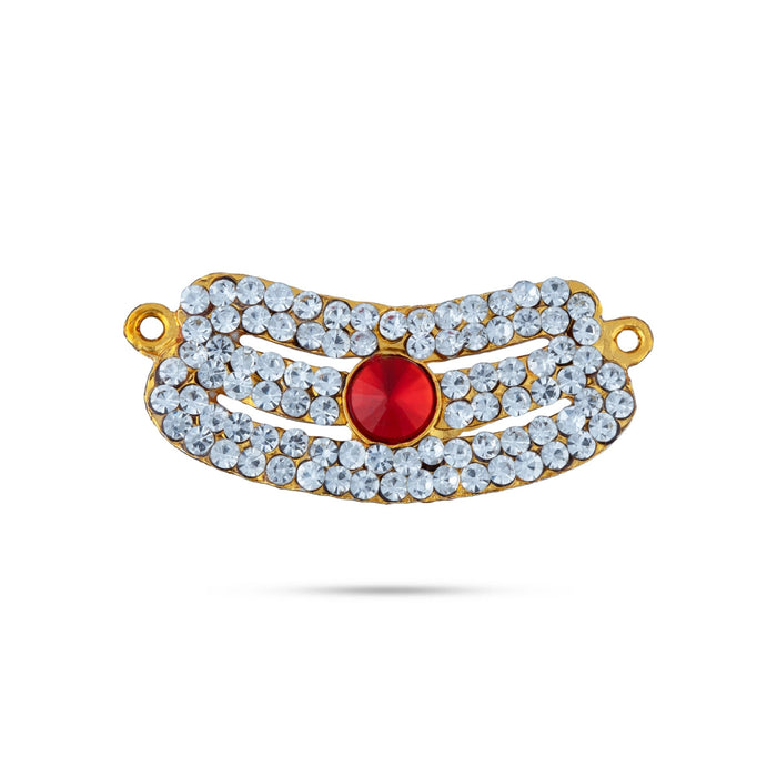 Shivan Vibuthi Pattai - 0.75 x 2 Inches | Vibhuti Pattai/ Stone Tripundra Tilak for Deity Decor