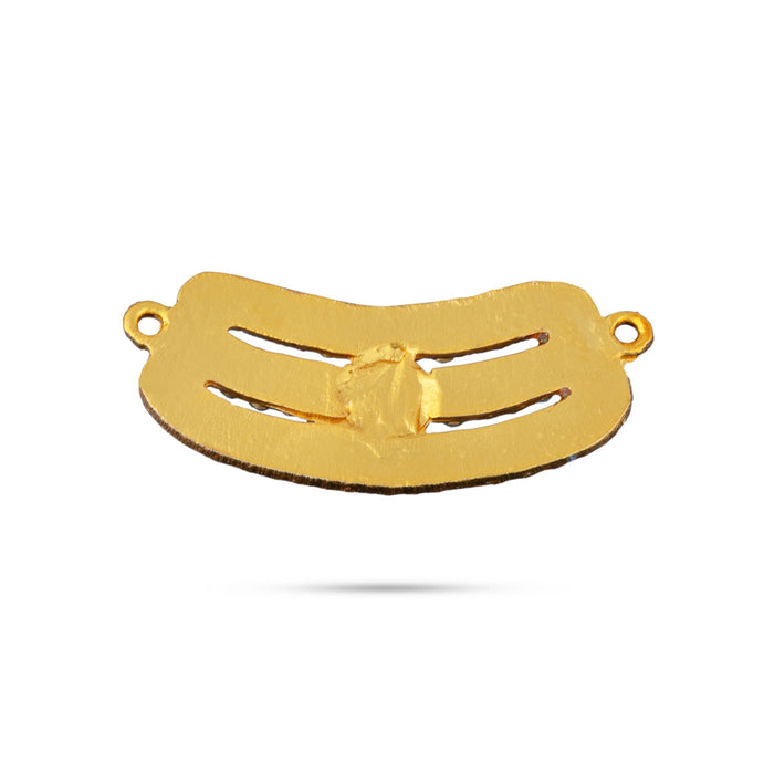 Shivan Vibuthi Pattai - 0.75 x 2 Inches | Vibhuti Pattai/ Stone Tripundra Tilak for Deity Decor