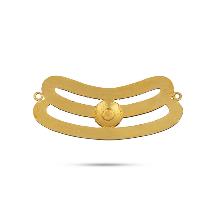 Shivan Vibuthi Pattai - 1.75 x 4.5 Inches | Vibhuti Pattai/ Stone Tripundra Tilak for Deity Decor