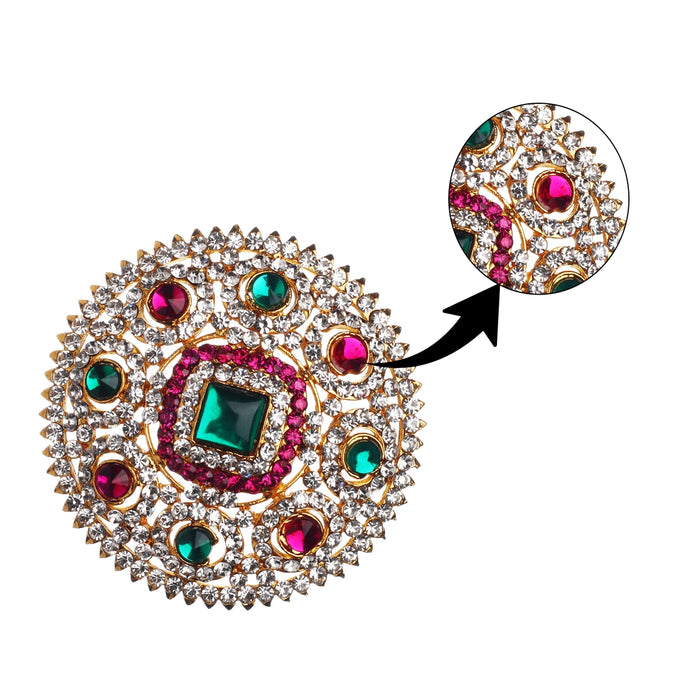 Rakodi - 3 Inches | Multicolour Stone Jewellery/ Hair Accessory/ Artificial Jewelry for Women