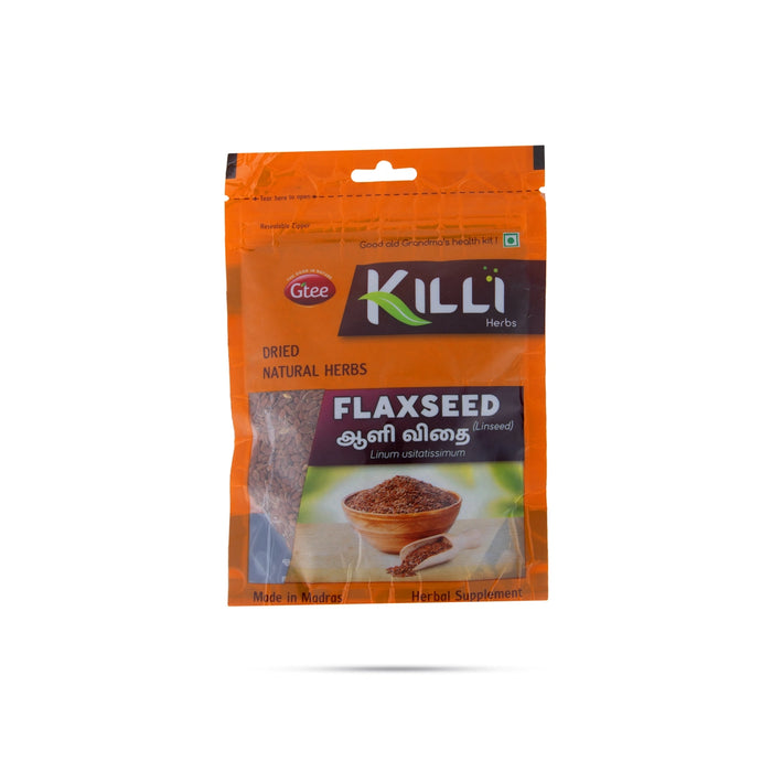 Killi Flaxseed Linseed - 100 Gms | Alsi Seed/ Aali Seed for Daily Health & Wellness