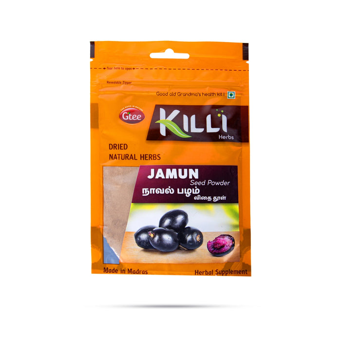Killi Jamun Seed Powder - 50 Gms | Naval Pazham Seed Powder/ Syzygium Cumini for Diabetes Support