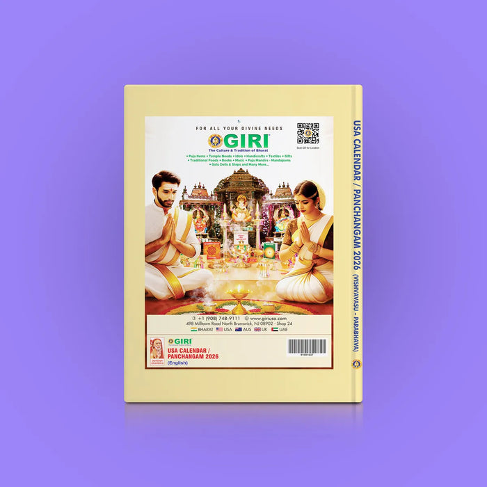 USA Calender Panchangam -2026