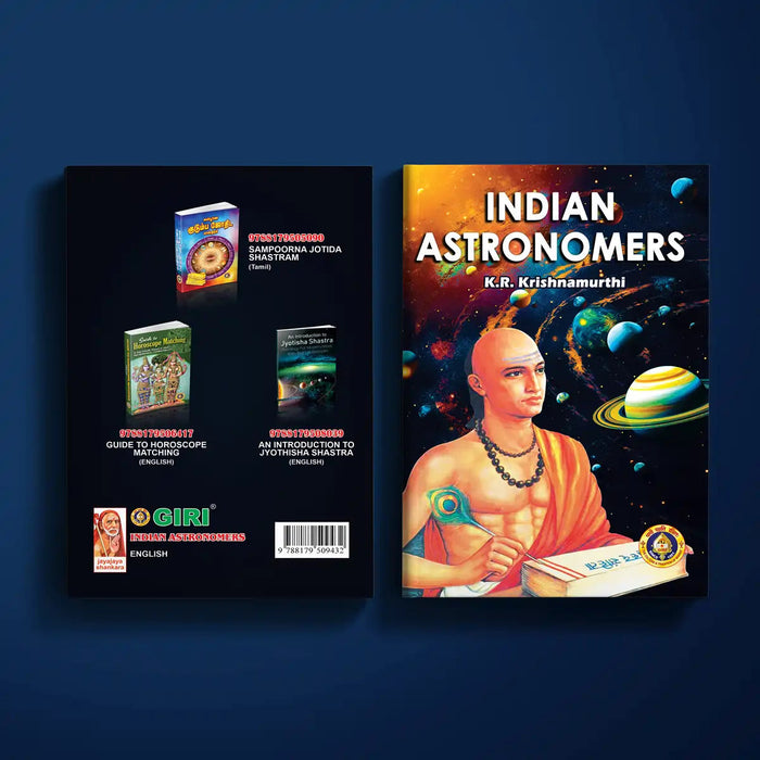 Indian Astronomers - English | By K.R Krishnamurthi/ Astronomy Book