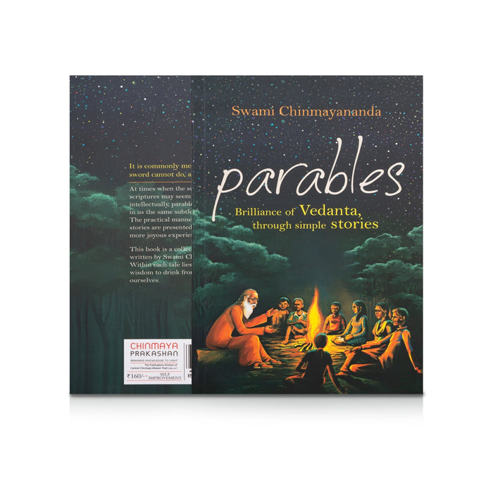 Parables Brilliance Of Vedanta, Through Simple Stories - English | by Swami Chinmayananda/ Hindu Spiritual Book