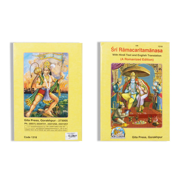 Sri Ramacaritamanasa With Hindi Text And English Translation - A Romanized Edition- Hindi- English | Puran Book