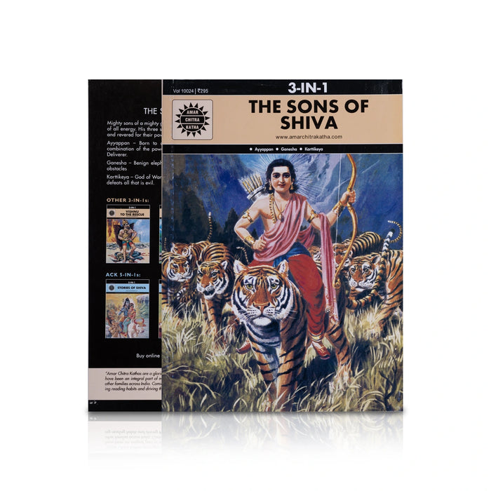 The Sons Of Shiva - English | by Anant Pai/ Childrens Book/ 3 In 1 Story Book