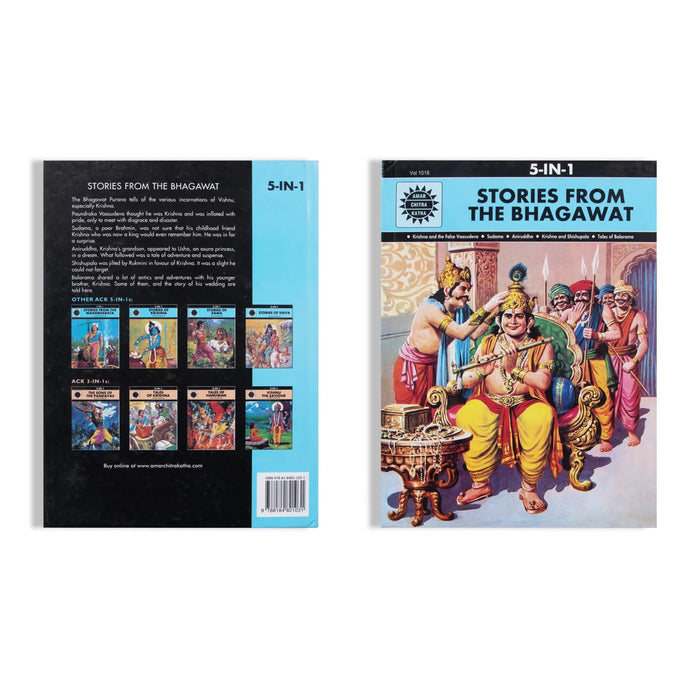 Stories From The Bhagawat - English | 5 In 1 Comic Book/ Story Book