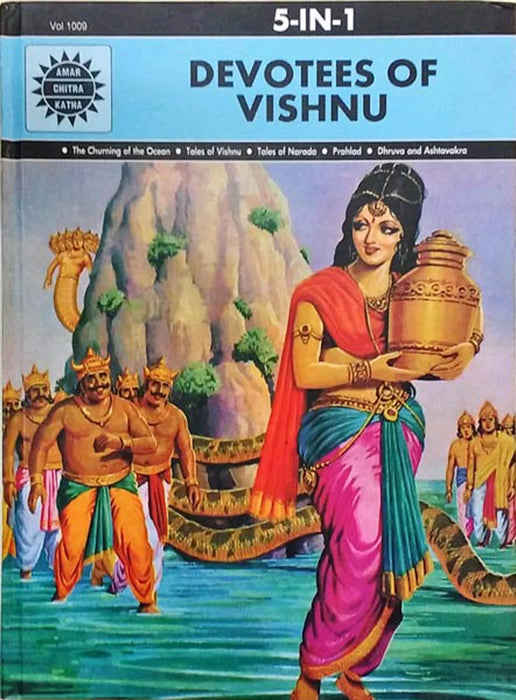 Devotees Of Vishnu - English | by Toni Patel/ Comic Book/ 5 In 1 Story Book