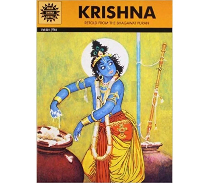 Krishna - Retold From The Bhagawat Puran - English | by Anant Pai/ Story Book