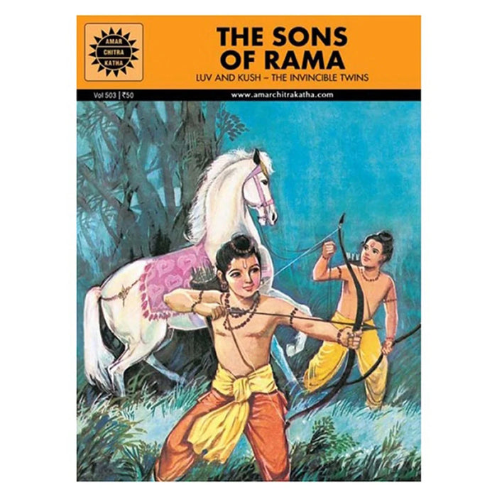 The Sons Of Rama - Luv and Kush - The Invincible Twins - English | by Anant Pai/ Story Book