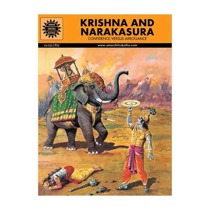 Krishna And Narakasura - Confidence Versus Arrogance - English | Story Book