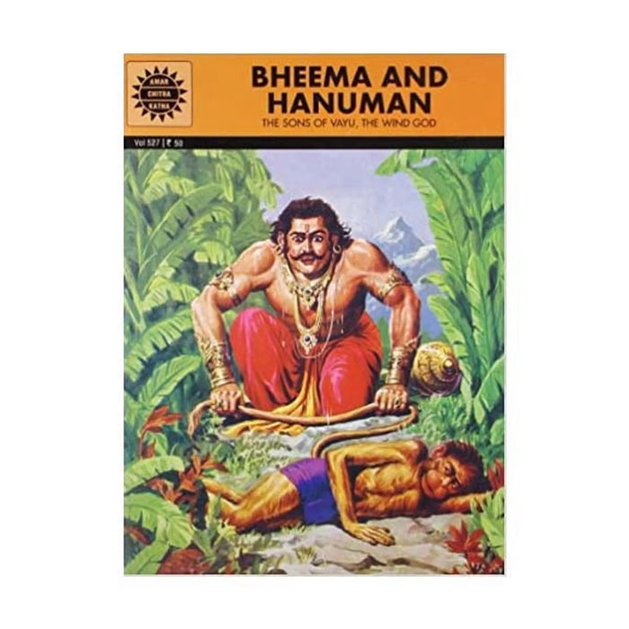 Bheema And Hanuman- The Son Of Vayu, The Wind God - English | by Kamala Chandrakant/ Story Book