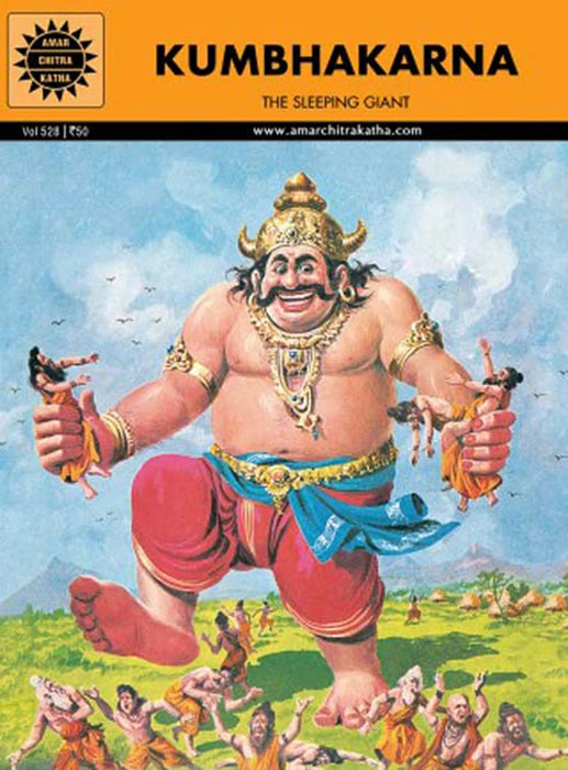 Kumbhakarna - The Sleeping Giant - English | by Subba Rao & Nandini Das/ Story Book