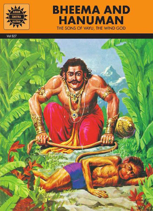 Bheema And Hanuman - The Son Of Vayu, The Wind God - English | by Kamala Chandrakant/ Story Book