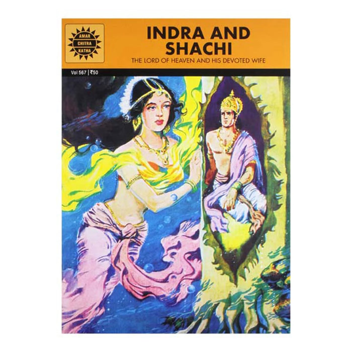 Indra And Shachi - The Lord Of Heaven And His Devoted Wife - English | Story Book