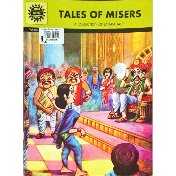Tales Of Misers - A Collection Of Jataka Tales - English | By Anant Pai/ Childrens Story Book For Moral Learning