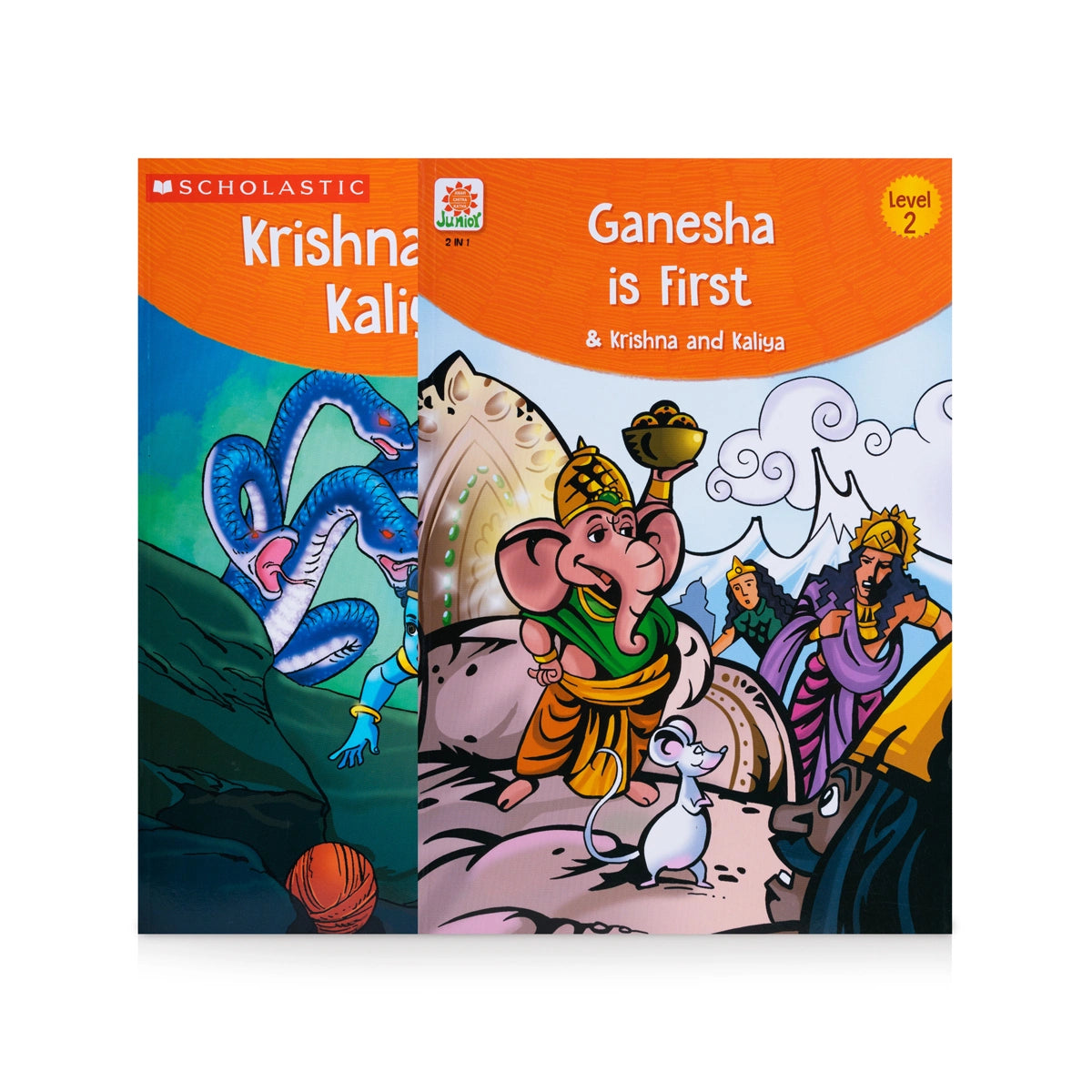 Giri USA - Ganesha is First & (Krishna and Kaliya - 2 in 1) | Story Book