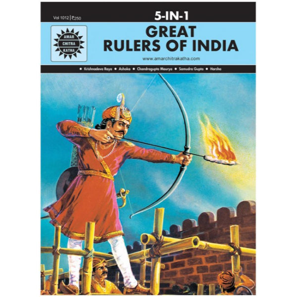 Great Rulers Of India - English | Childrens Book/ 5 In 1 Story Book