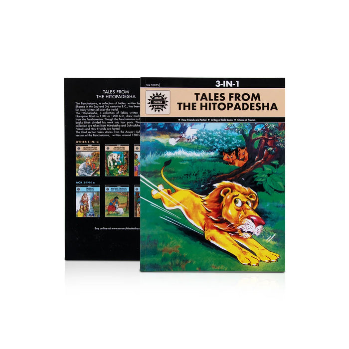 Tales from The Hitopadesha - English | 3 In 1 Moral Story Book