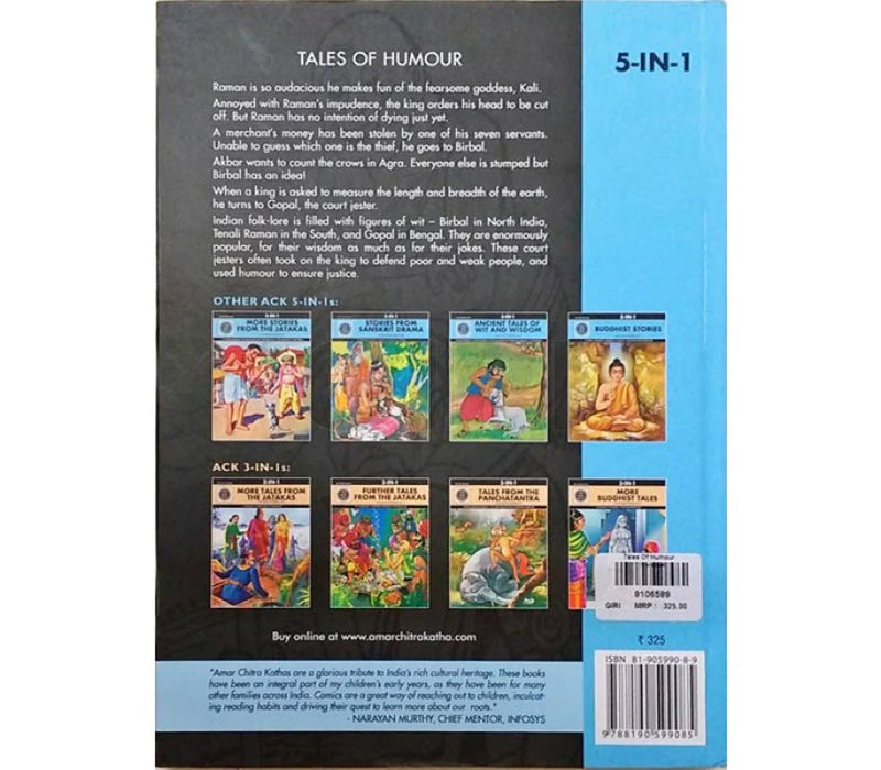 Tales Of Humour - English | by Anant Pai/ 5 In 1 Moral Story Book