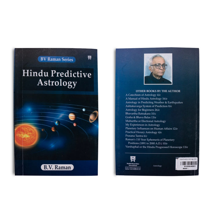 Hindu Predictive Astrology - English | Astrology Book/ by B. V. Raman