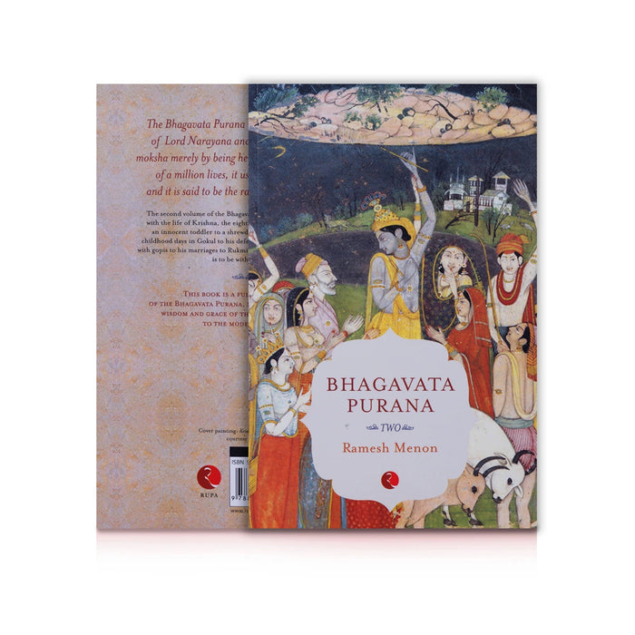 Bhagavata Purana - 2 Volumes Set - English | By Ramesh Menon/ Hindu Puran Book For Devotional Study