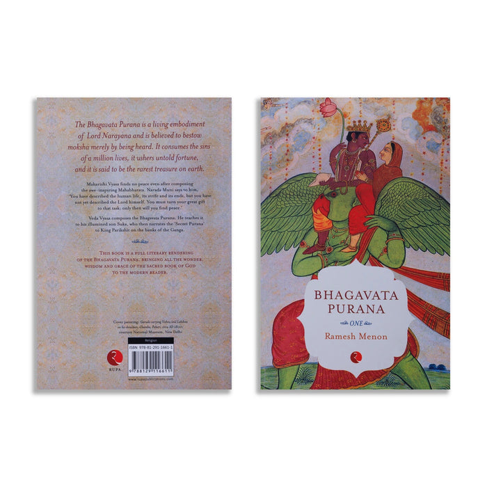 Bhagavata Purana - 2 Volumes Set - English | By Ramesh Menon/ Hindu Puran Book For Devotional Study