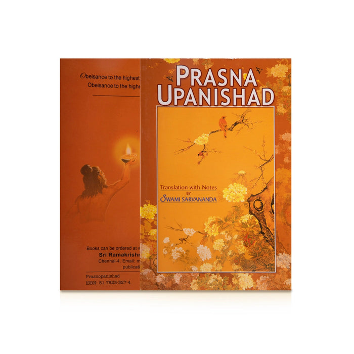 Prasna Upanishad - English Translation With Notes | Swami Sarvananda/ Upanishad Book For Understanding Vedanta