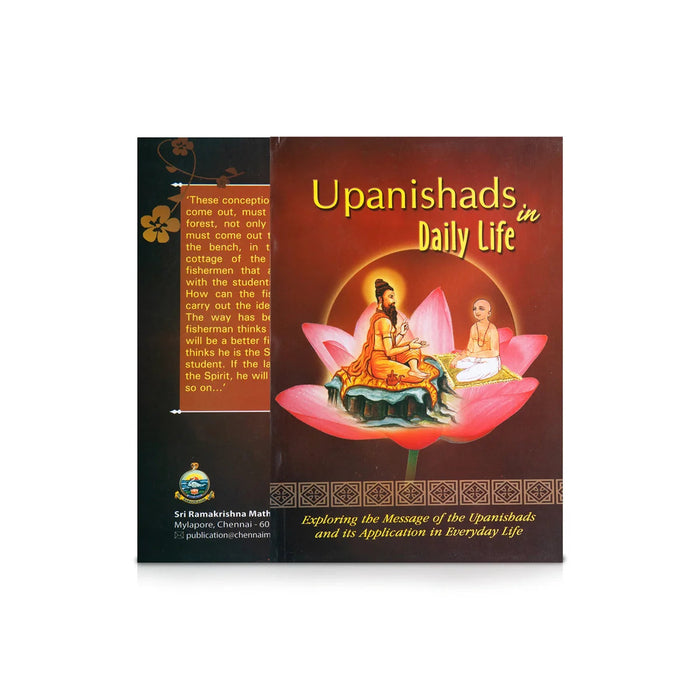 Upanishads In Daily Life - English | Ashram Advaita/ Upanishad Book For Scriptural Study And Spiritual Growth
