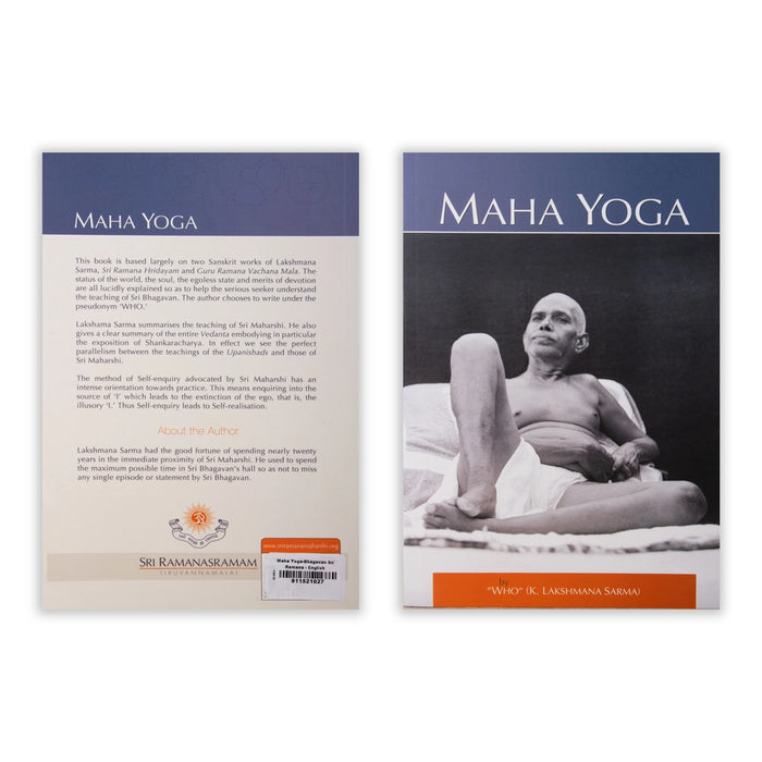 Maha Yoga - Bhagavan Sri Ramana - English | by K. Lakshmana Sarma/ Philosophical Book