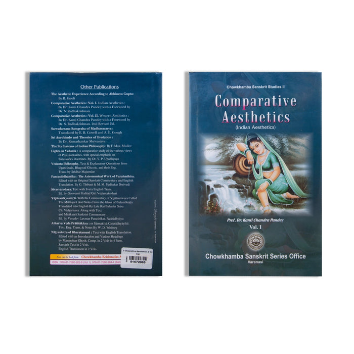 Comparative Aesthetics - Westem Aesthetics - 2 Volumes Set | by Dr. Kanti Chandra Pandey/ Chowkhamba Sanskrit Studies