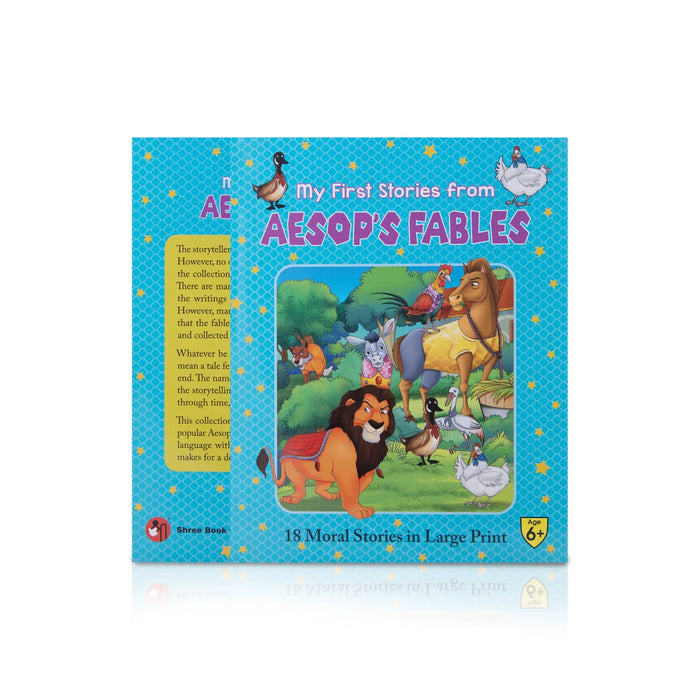 My First Stories From Aesop’s Fables - English | 18 Moral Stories In Large Print/ Story Book/ Childrens Book