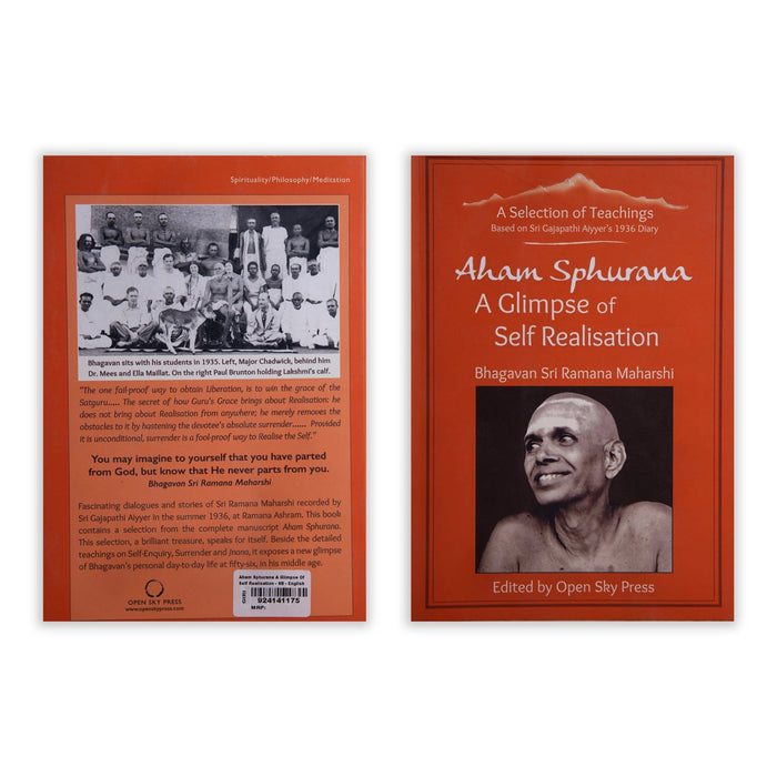 Aham Sphurana-A Glimpse Of Self Realisation- English | Sri Ramana Maharshi/ Philosophical Book For Self Enquiry