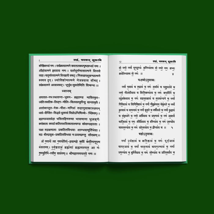 Rudram Chamakam Sooktani - Sanskrit | Vedas Book/ Hindu Religious Book