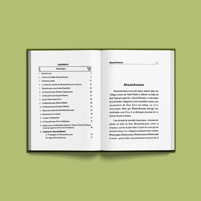 Mounishwaran - French | Hindu Religious Book For Spiritual Exploration And Devotional Reading