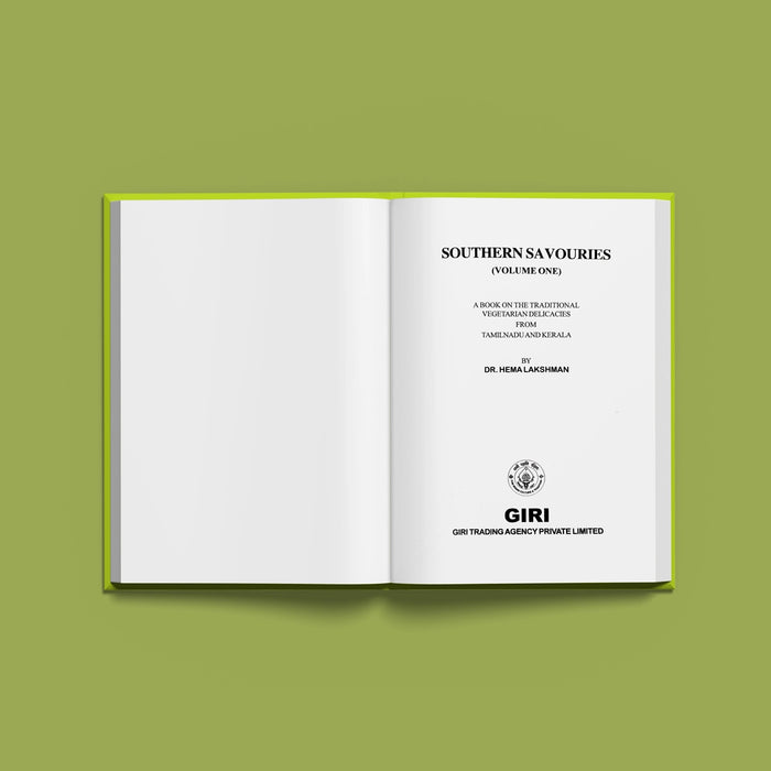 Southern Savouries - Part 1 - English | Dr. Hema Lakshman/ Cooking Book