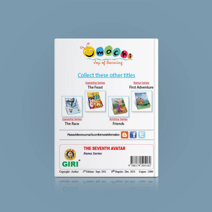The Seventh Avatar - Rama Series - English | Story Book/ Childrens Book For Cultural Learning