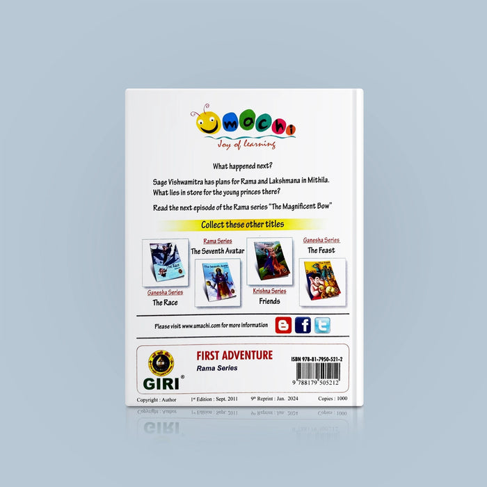 First Adventure - Rama Series - English | Story Book/ Childrens Book For Introducing Indian Epics