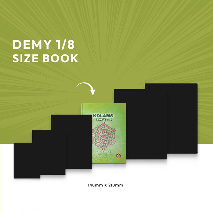 Kolams Book - Part 4 | English Edition/ by Mis Lalitha Kalyax/ Kolam Designs Book